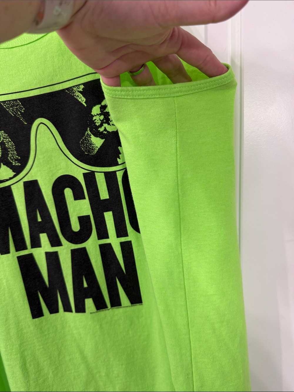 American Classics Neon Green 'Macho Man' Graphic Tank - Picture 4 of 6